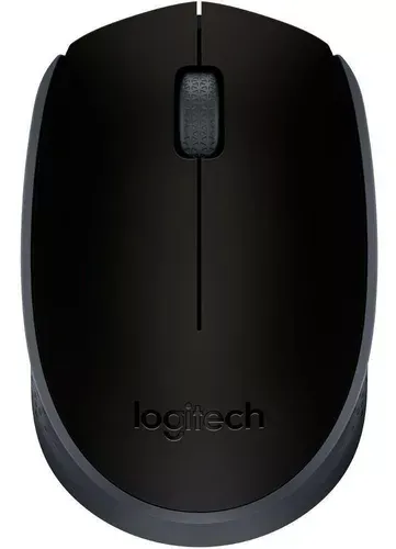 Mouse Sem Fio Logitech M170 Com Pilha Inclusa - Preto
